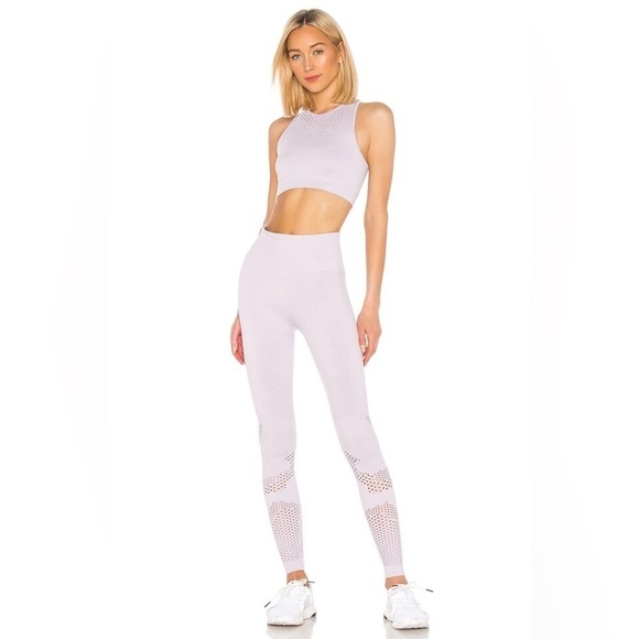 Alala Camo Seamless Legging High Waist Perforated Laser Cut Lilac Size Small - Picture 6 of 16